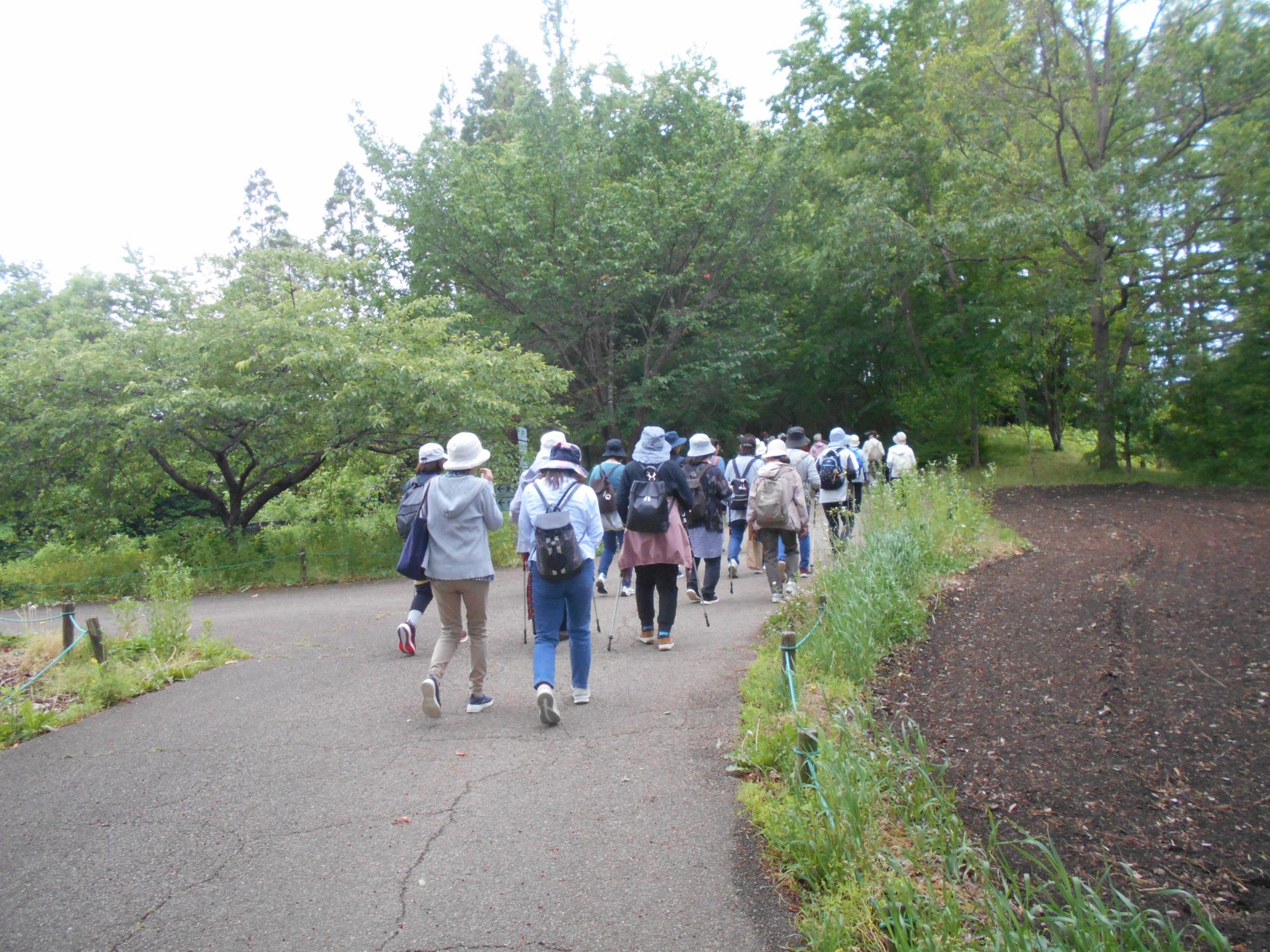 鹿島台移動研修（みちのく湖畔公園ウォーキング）