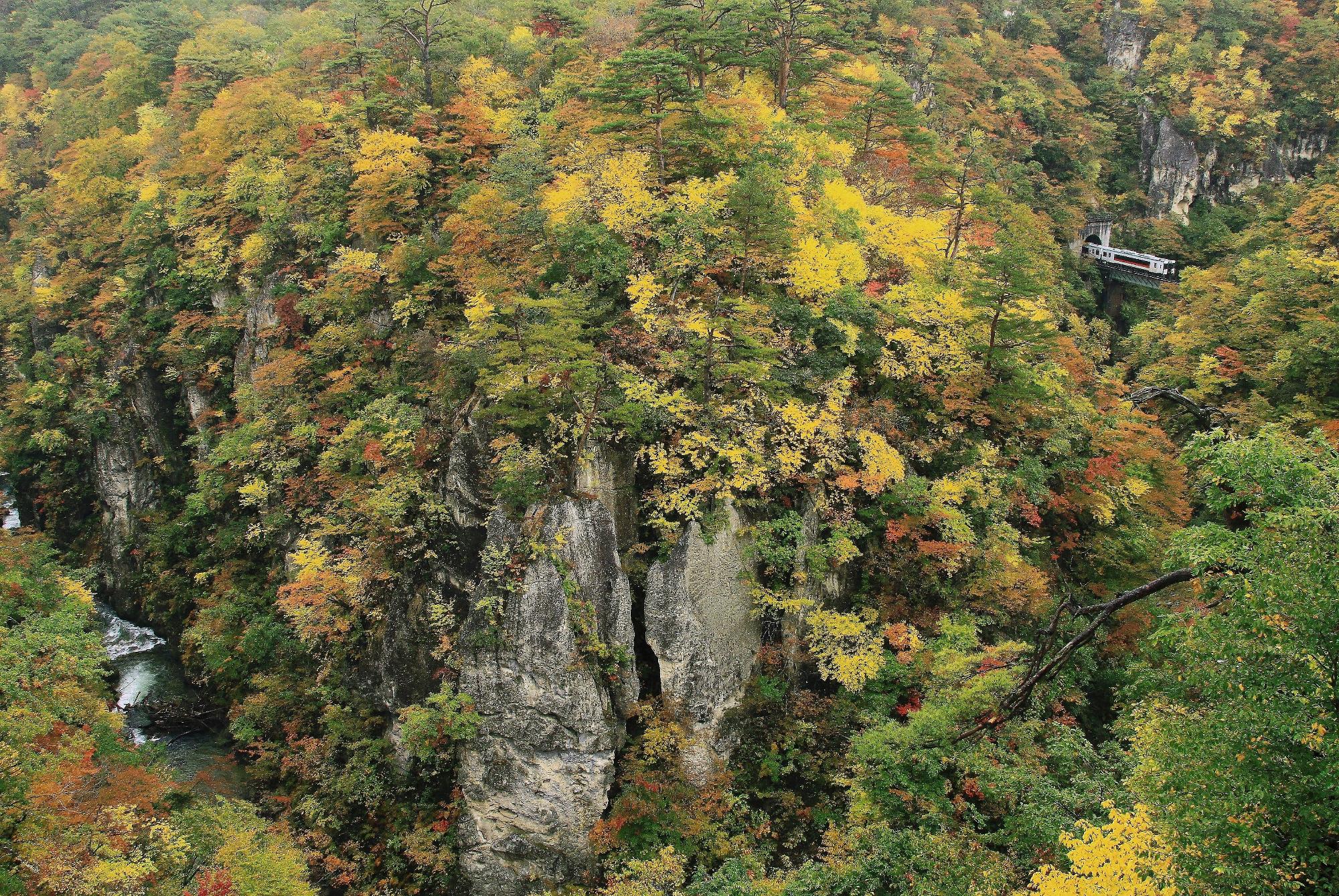 錦秋の鳴子峡