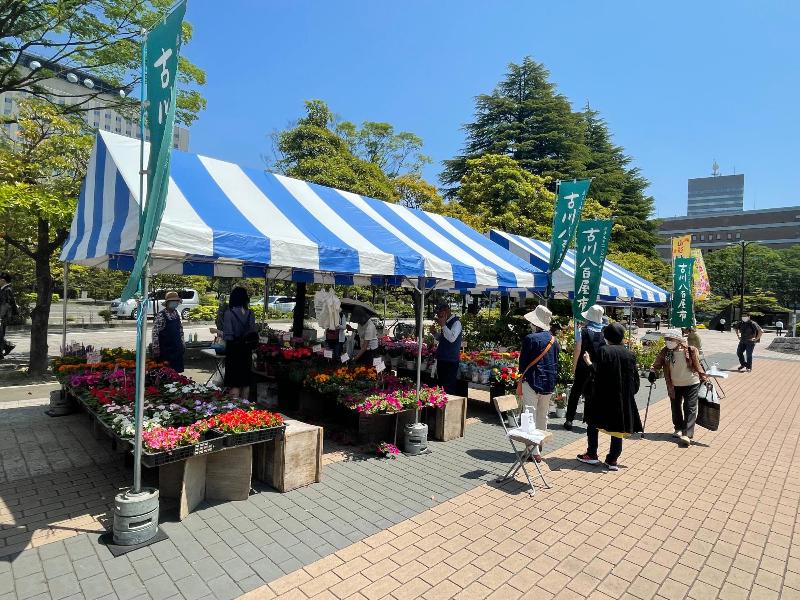 古川八百屋まちin仙台の様子