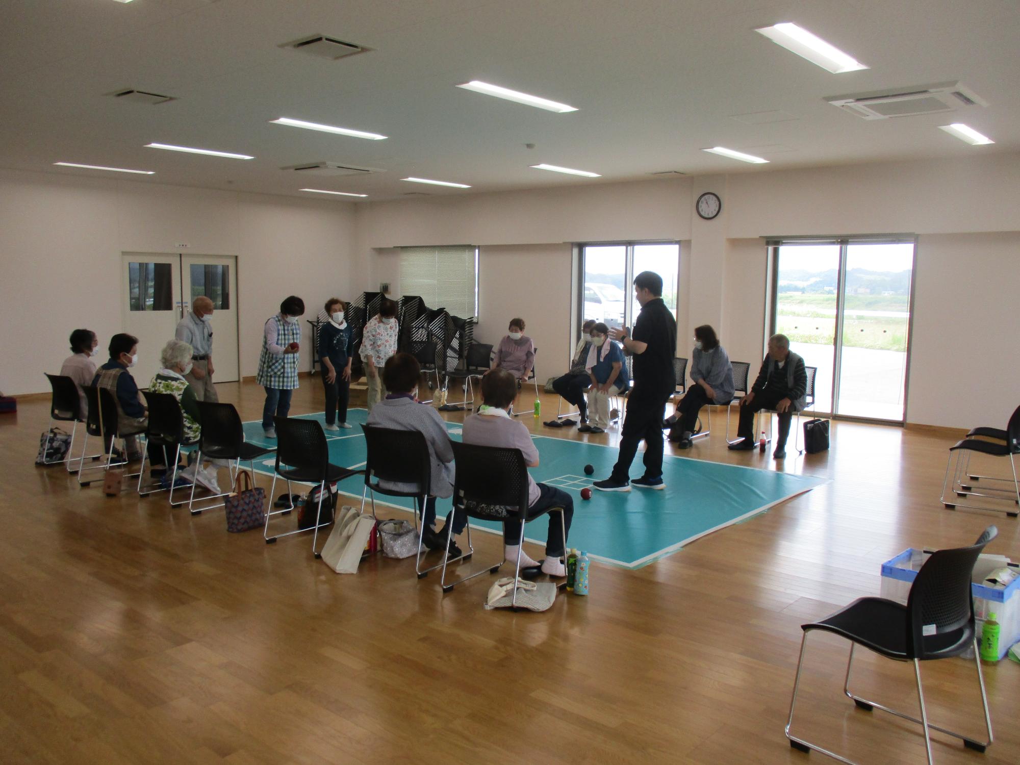 鹿島台下志田行政区が活動している写真