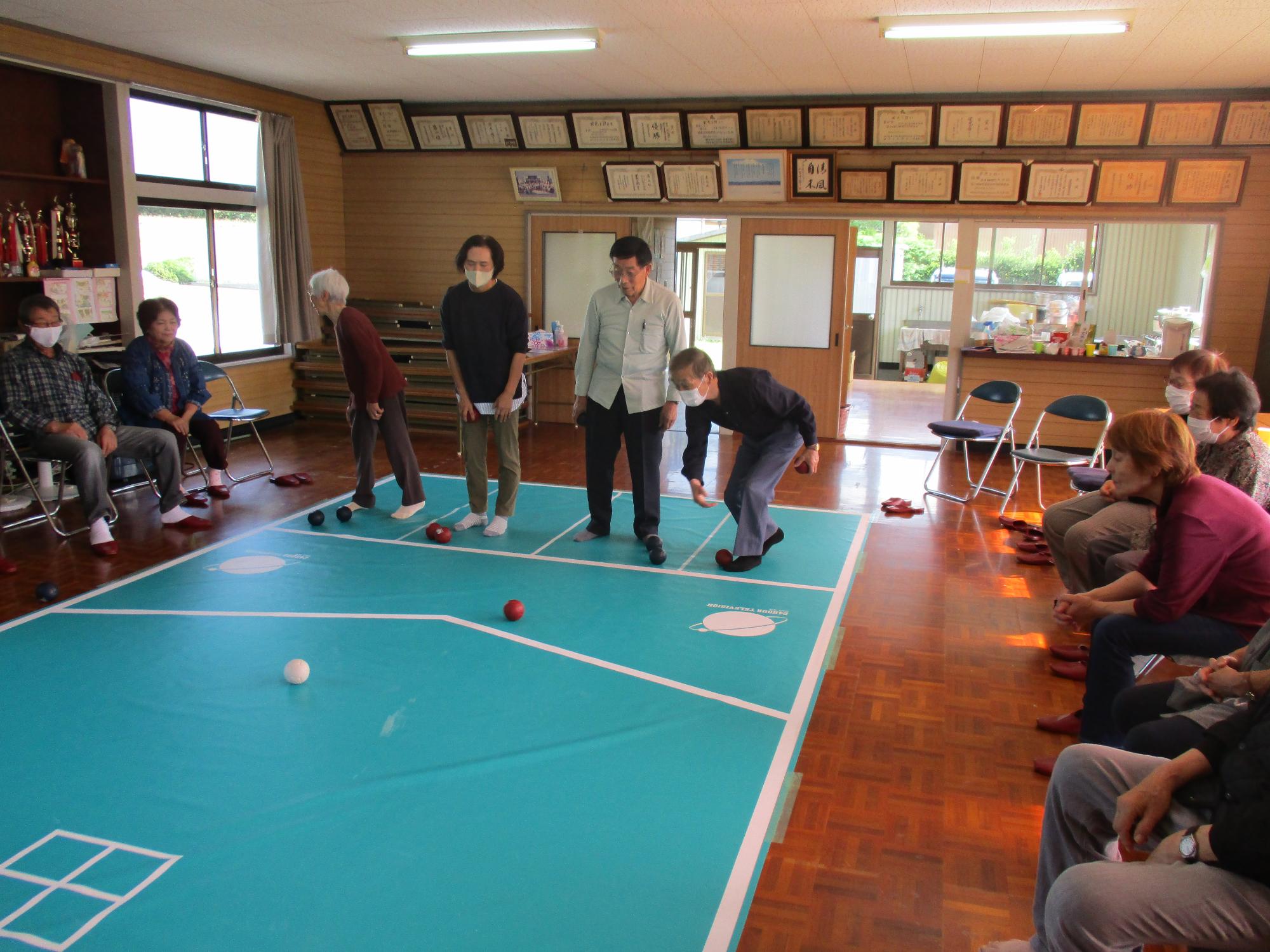 田尻沼木行政区での取り組みの写真