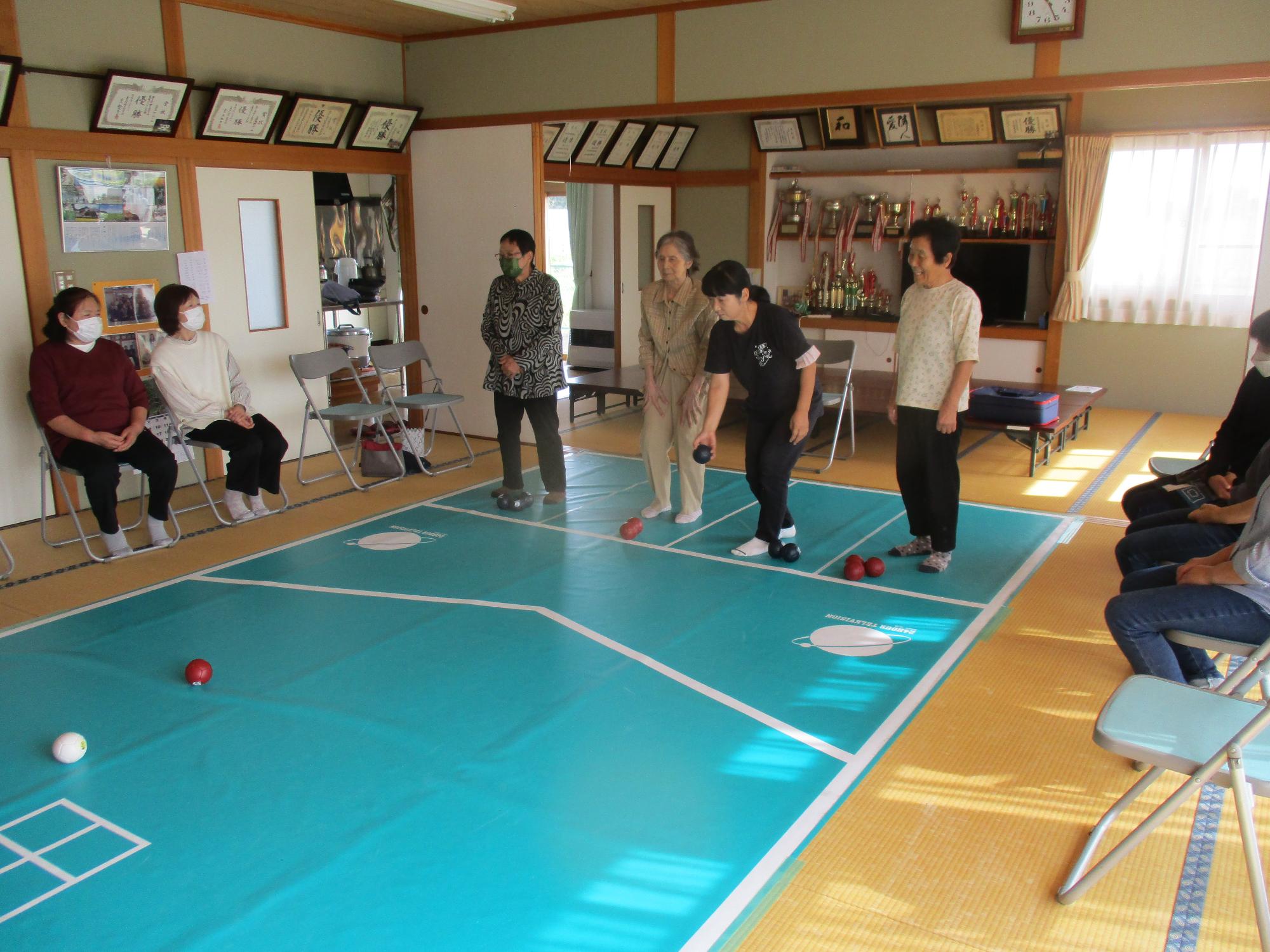 三本木地域上伊場野行政区での活動の写真