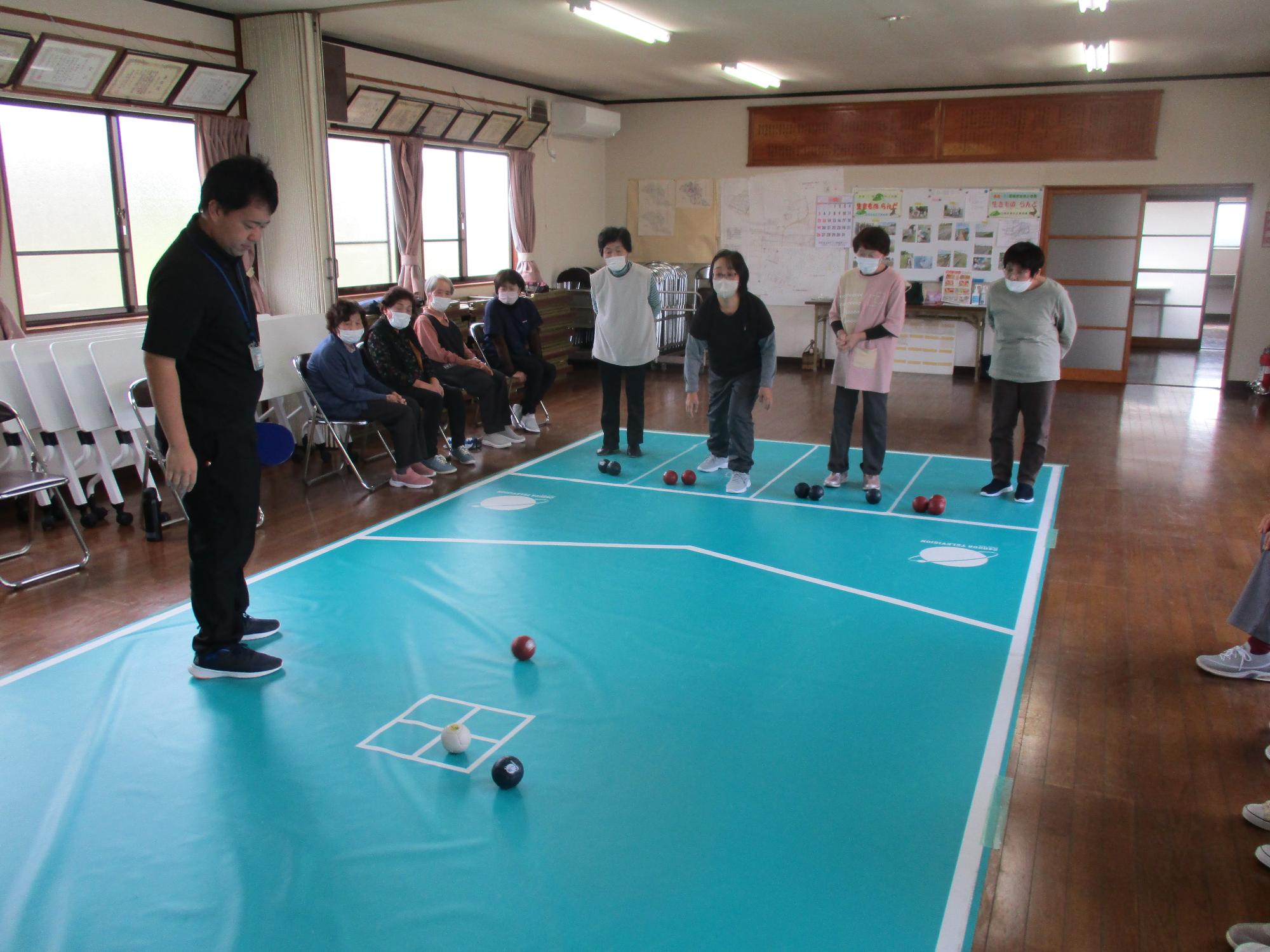 長岡針行政区での活動の写真