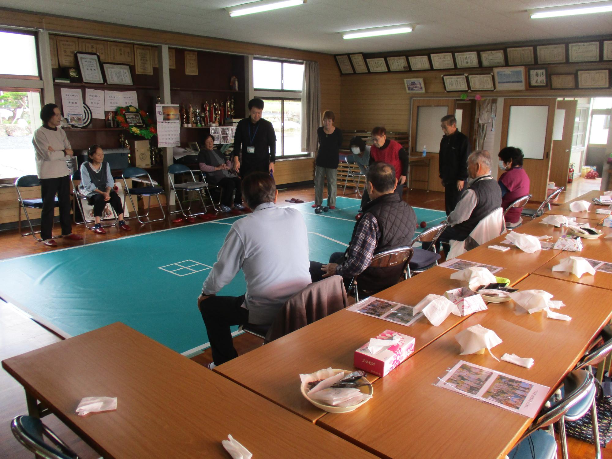 沼木諏訪峠行政区での活動の写真