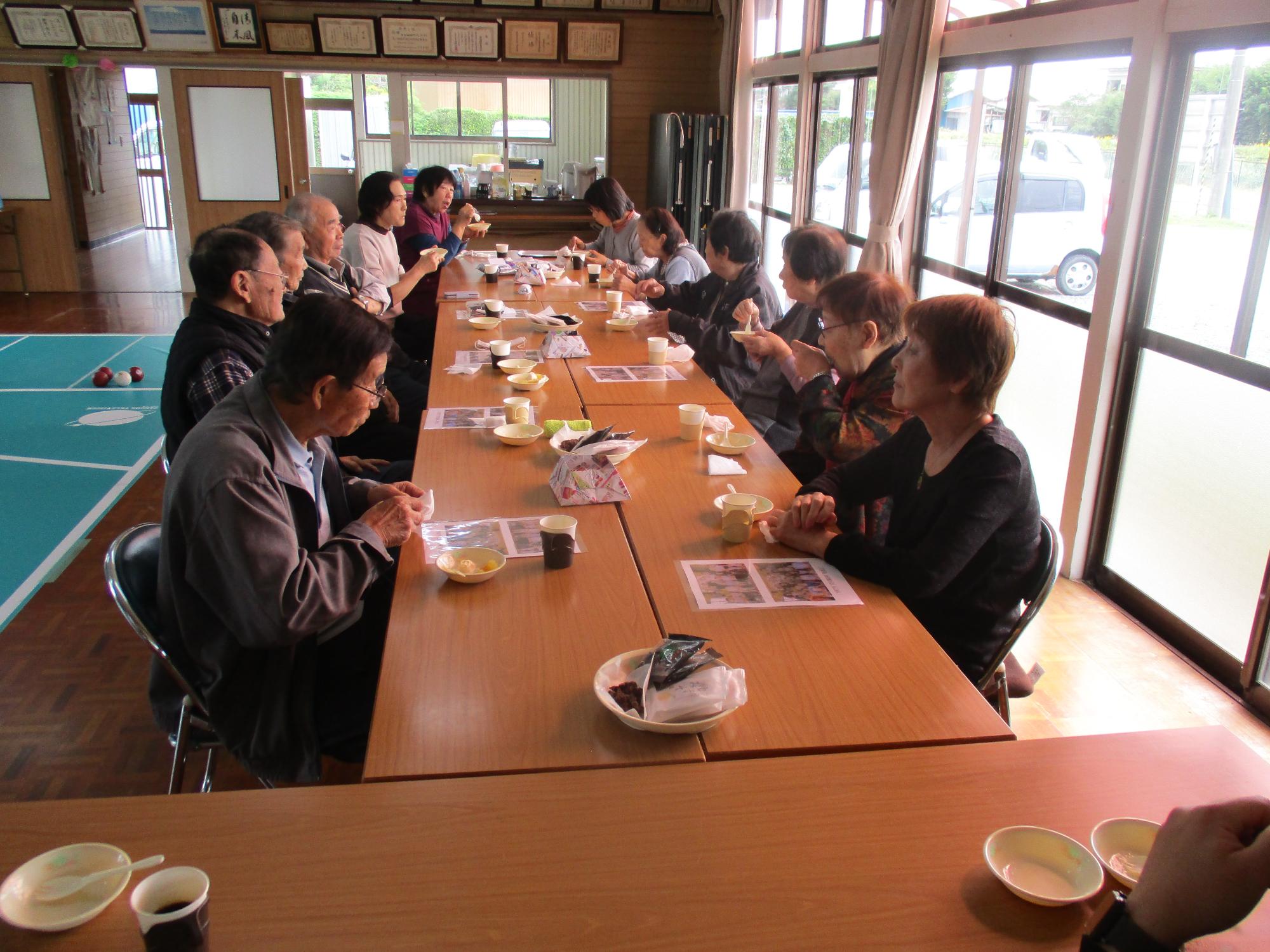 沼木諏訪峠行政区での活動の写真