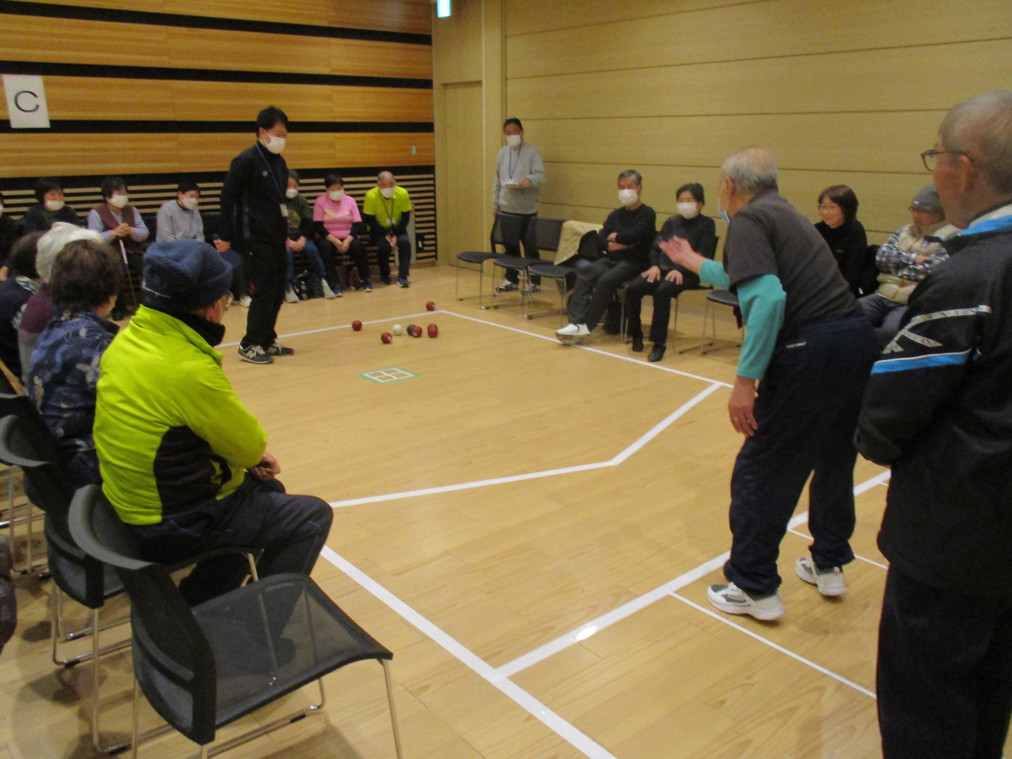 大崎健康福祉友の会第2回ボッチャ交流大会の写真4