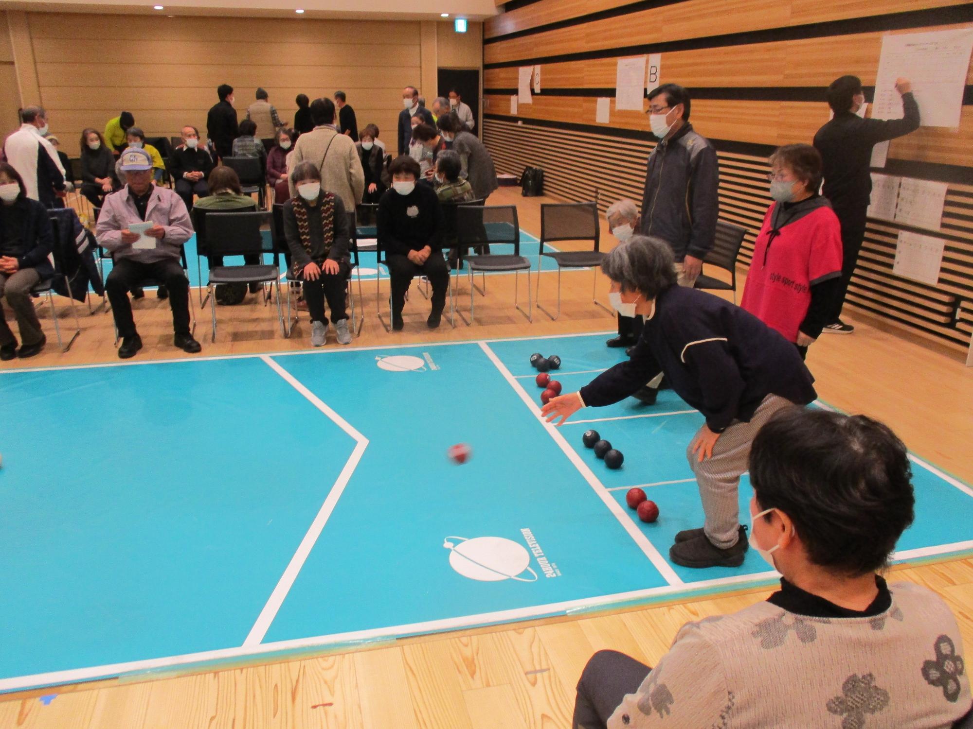 大崎健康福祉友の会第2回ボッチャ交流大会の写真5