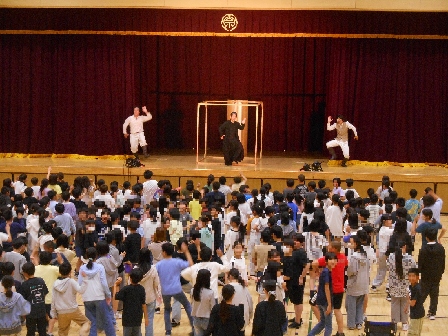 令和8年度古川第一小学校での様子～簡単なダンス