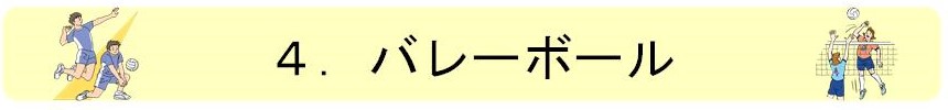 4.バレーボール