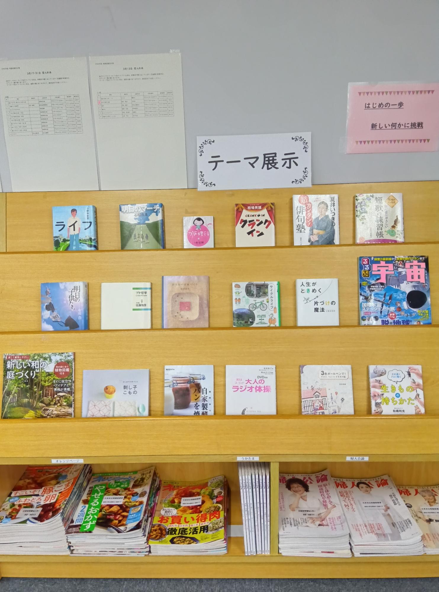 展示コーナーはじめの一歩