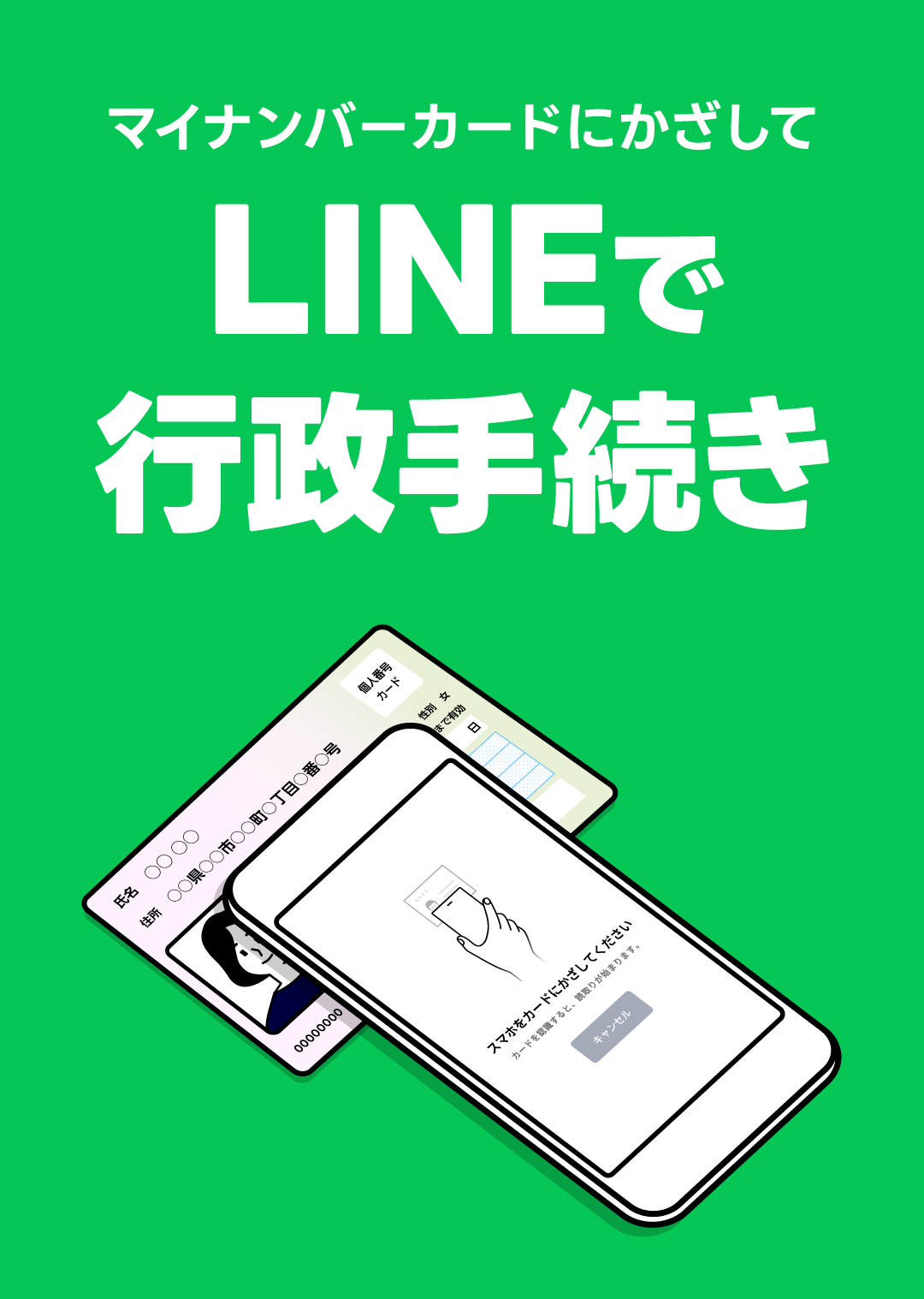 LINEで行政手続き
