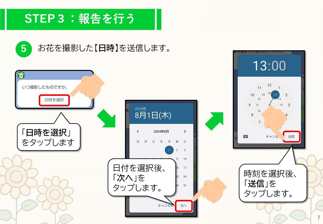 開花報告マニュアル6